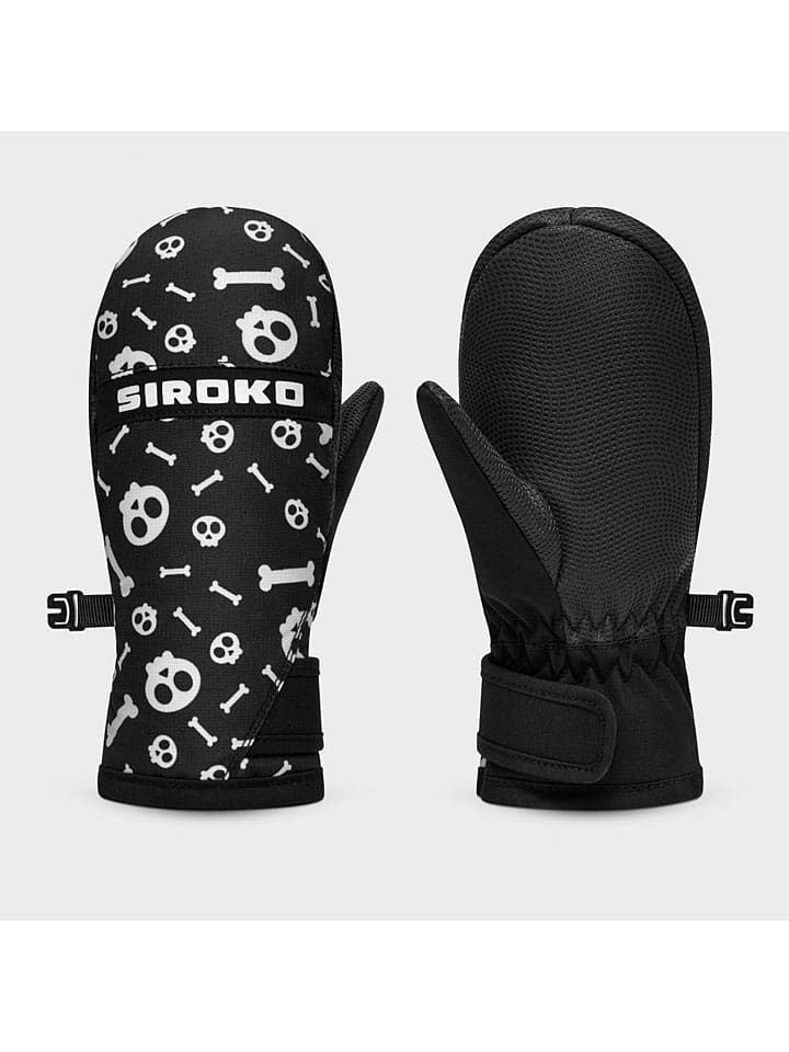 Siroko Funktionsfäustlinge ''Spook'' in Schwarz/ Weiß günstig kaufen