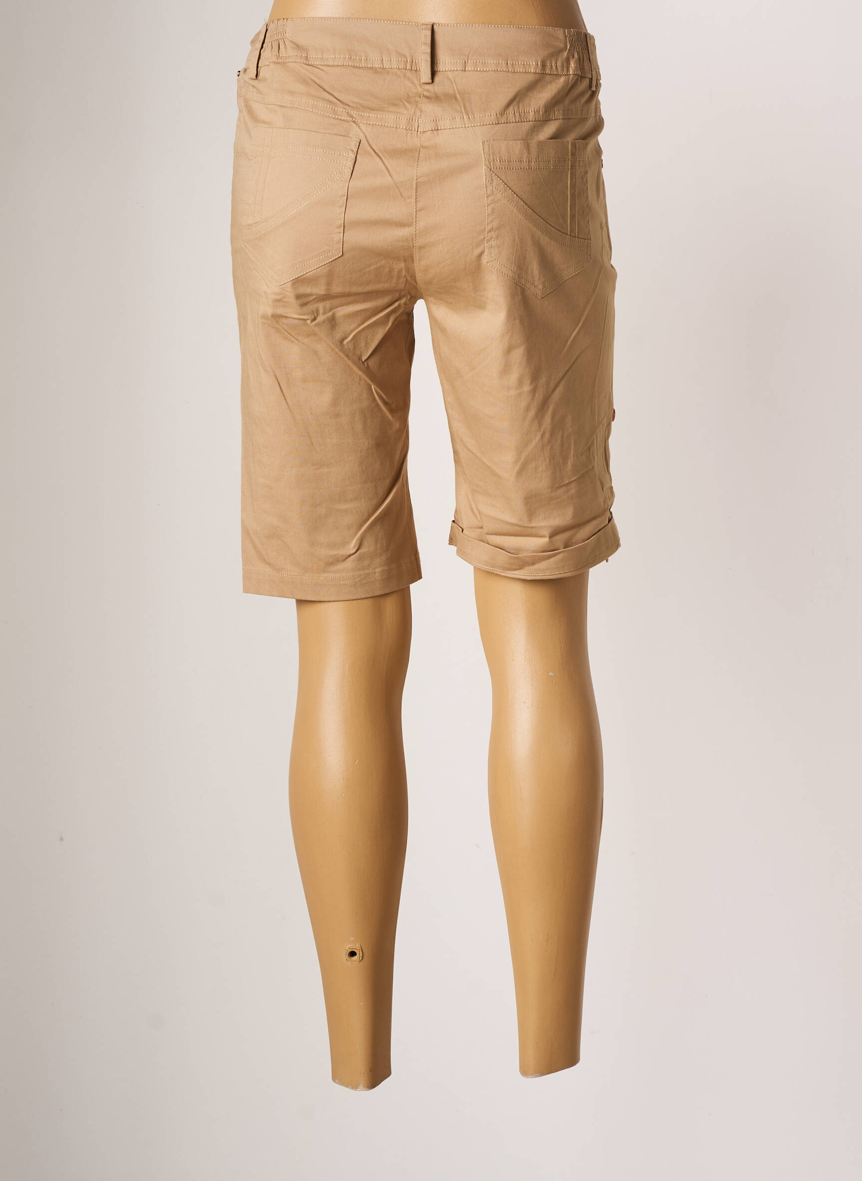 Agathe   Louise Bermudas Femme couleur marron