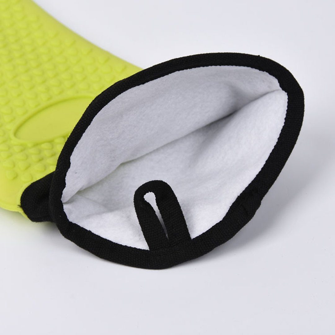 FIDDY Topfhandschuhe Mikrowellenofenhandschuhe Isolationshandschuhe, (Ofenhandschuhe Hitzebeständige Handschuhe Backhandschuhe), 1 Paar Silikonhandschuhe für BBQ, Backen, Kochen und Grillen