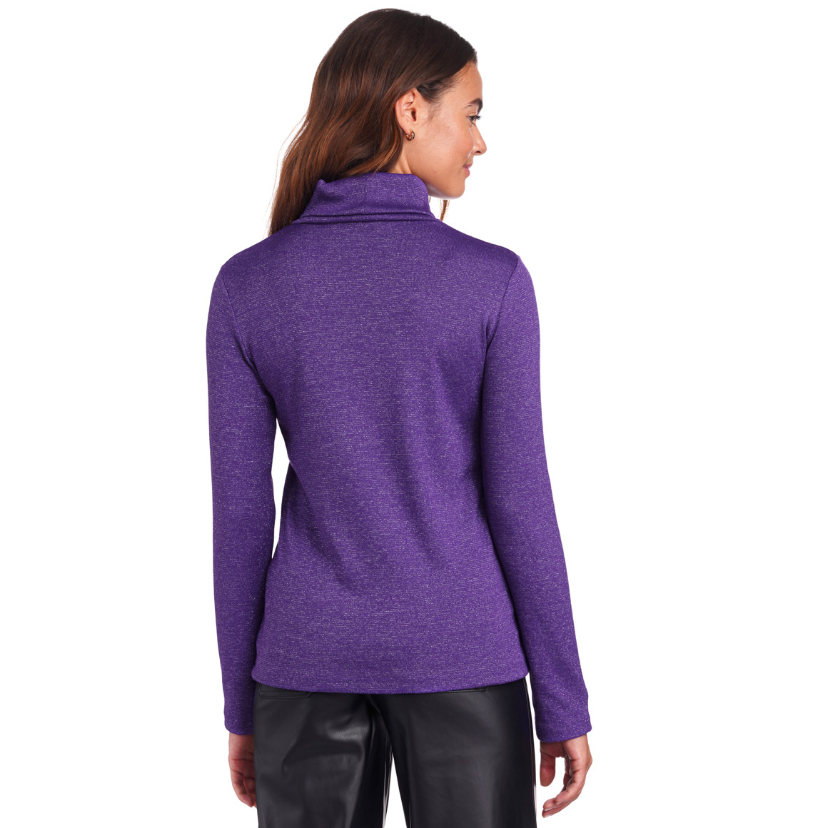 Damen Langarmshirt mit Rollkragen