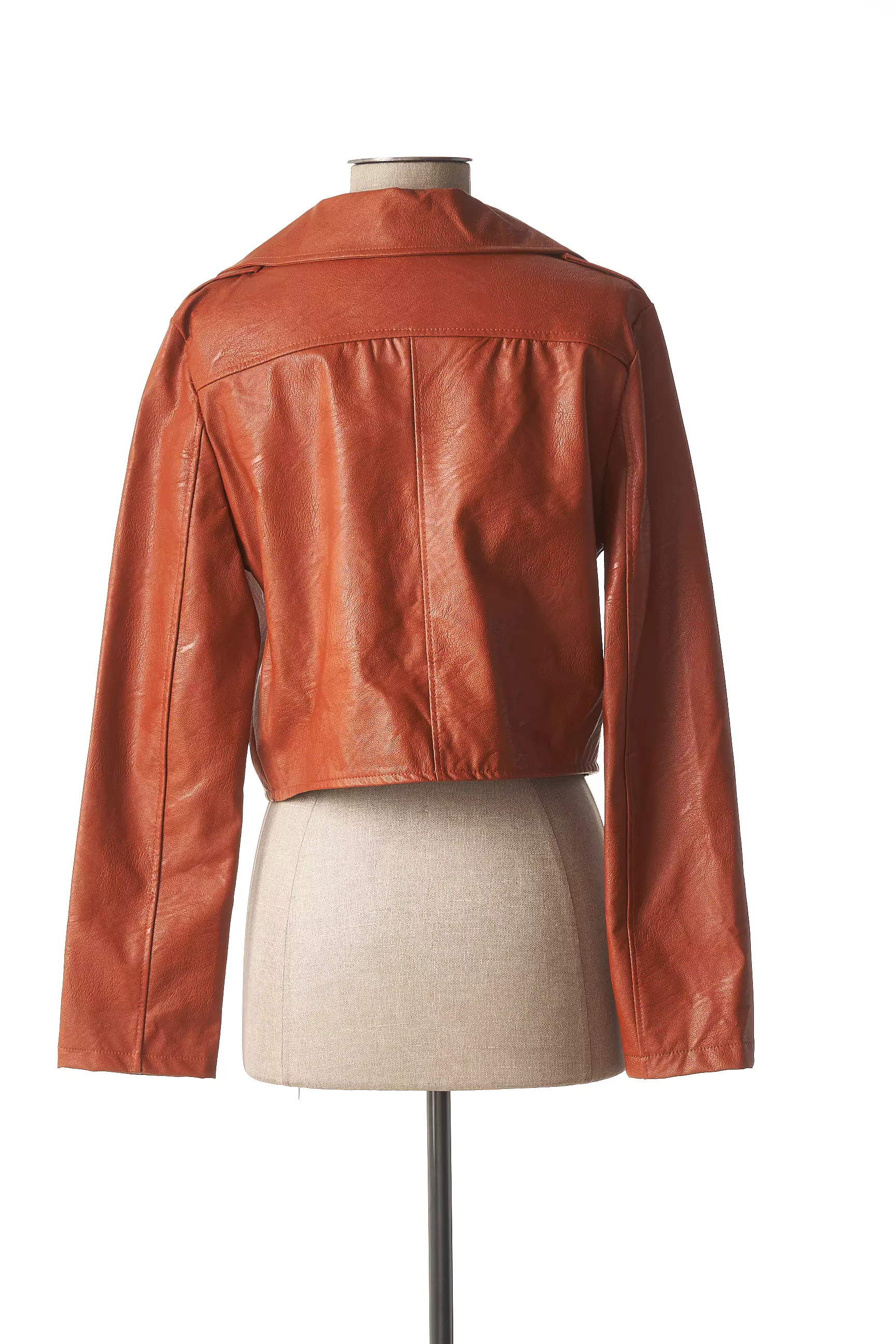 Minsk Vestesimilicuir Femme couleur orange