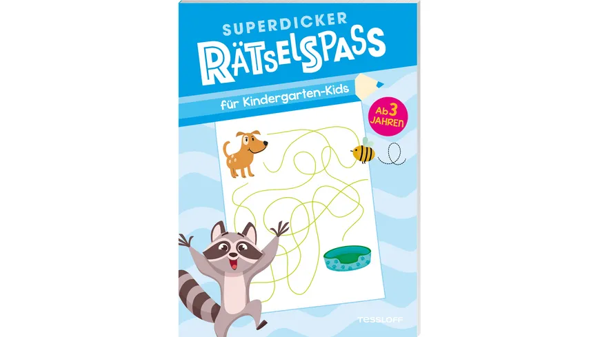 Superdicker Rätselspaß für Kindergarten-Kids - Suchen, Zählen, Zuordnen, Verbinden ab 3 Jahren