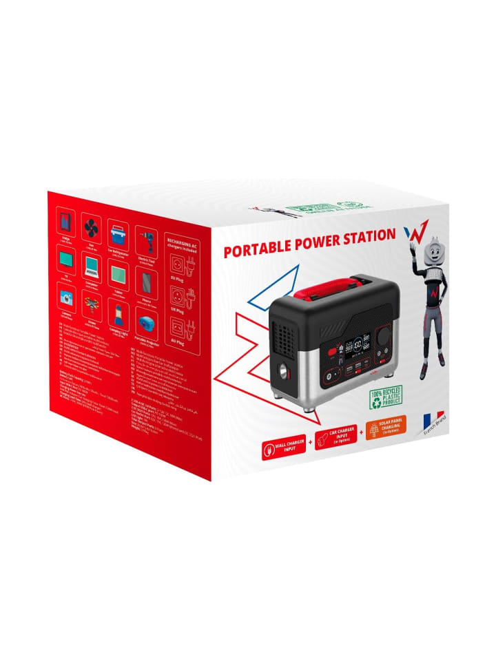 COFI 1453 Tragbare Elektrostation 600W (max. Ausgang) - Lithium-Ionen-Akku in Schwarz günstig kaufen onesize