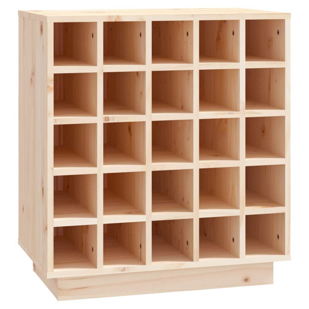 vidaXL Barschrank Weinregal 55,5x34x61 cm Massivholz Kiefer (1-St)