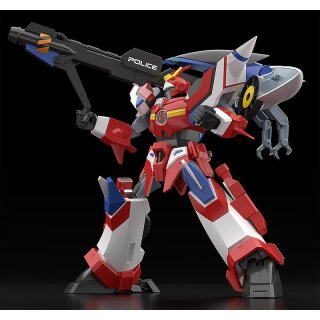 Armored Police Metal Jack Moderoid Plastic Model Kit Hyper Red Jack Armor 16 cm