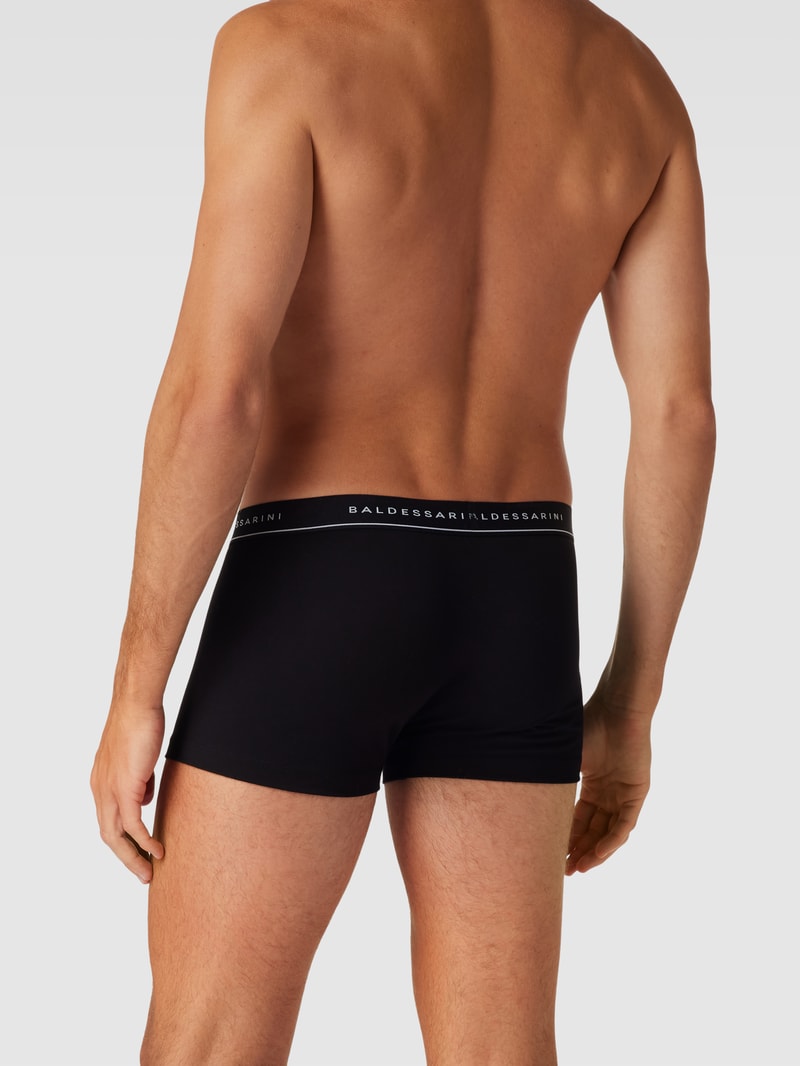 Pants mit Trunks mit Logo-Bund im 3er-PackBund in dunkelgrau meliert