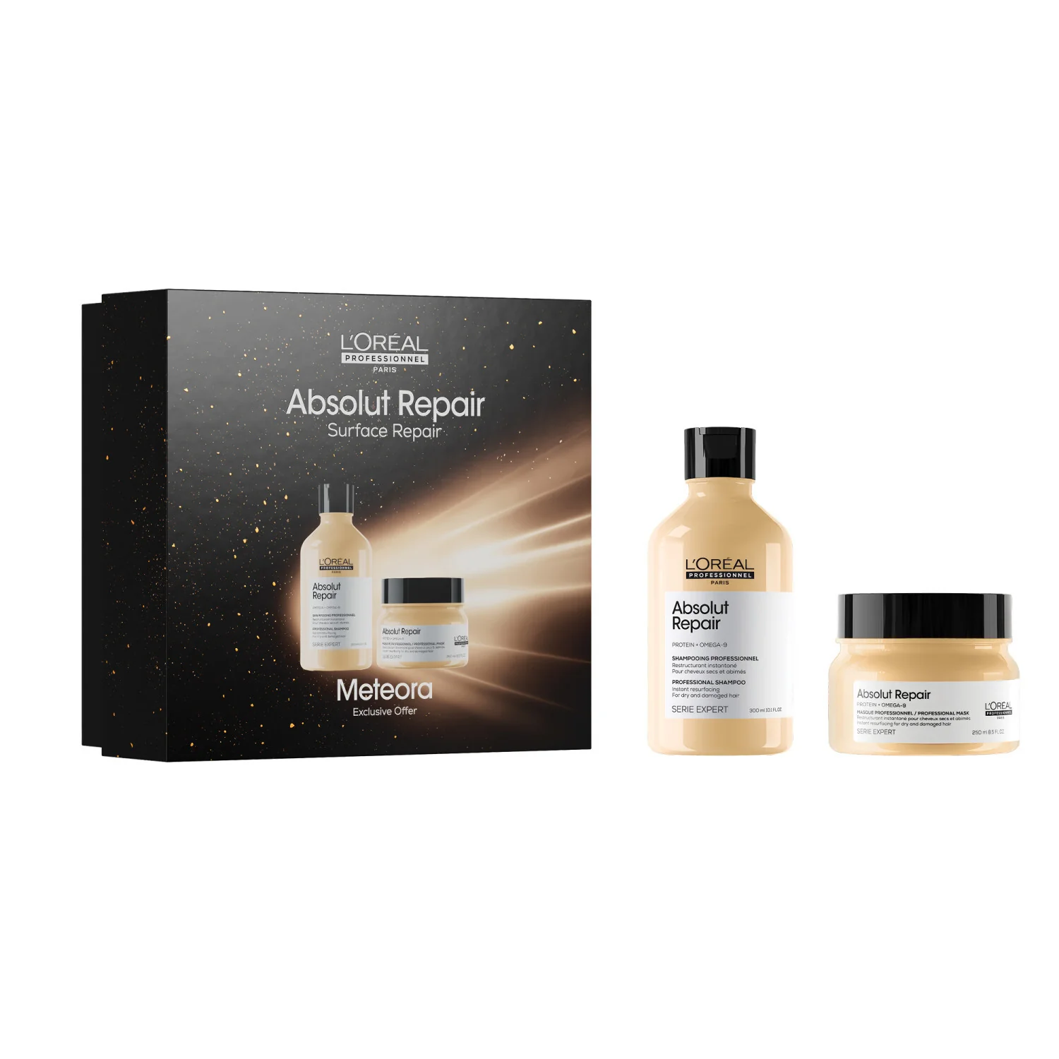 Set cadou de Crăciun EXPERT SERIES Șampon + Mască Absolut Repair - Seturi cadou pentru păr, Șampon reconstructiv, Mască reconstructivă pentru păr