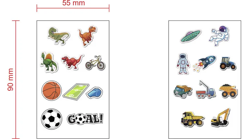 Mebus Kinderwecker mit Sticker Boy