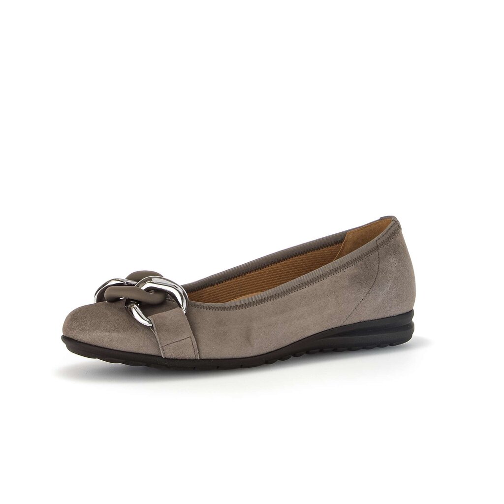 Gabor comfort Sportliche Ballerina grau