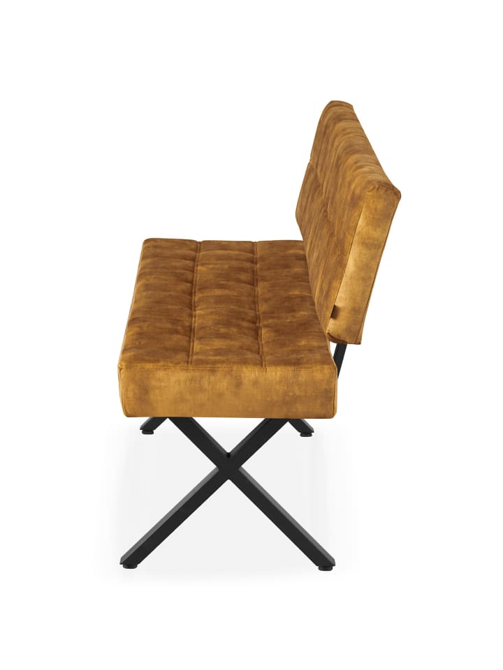 B&D Home Sitzbank KAREN in Gelb - (B)160 x (H)88 x (T)59 cm günstig kaufen 160 cm