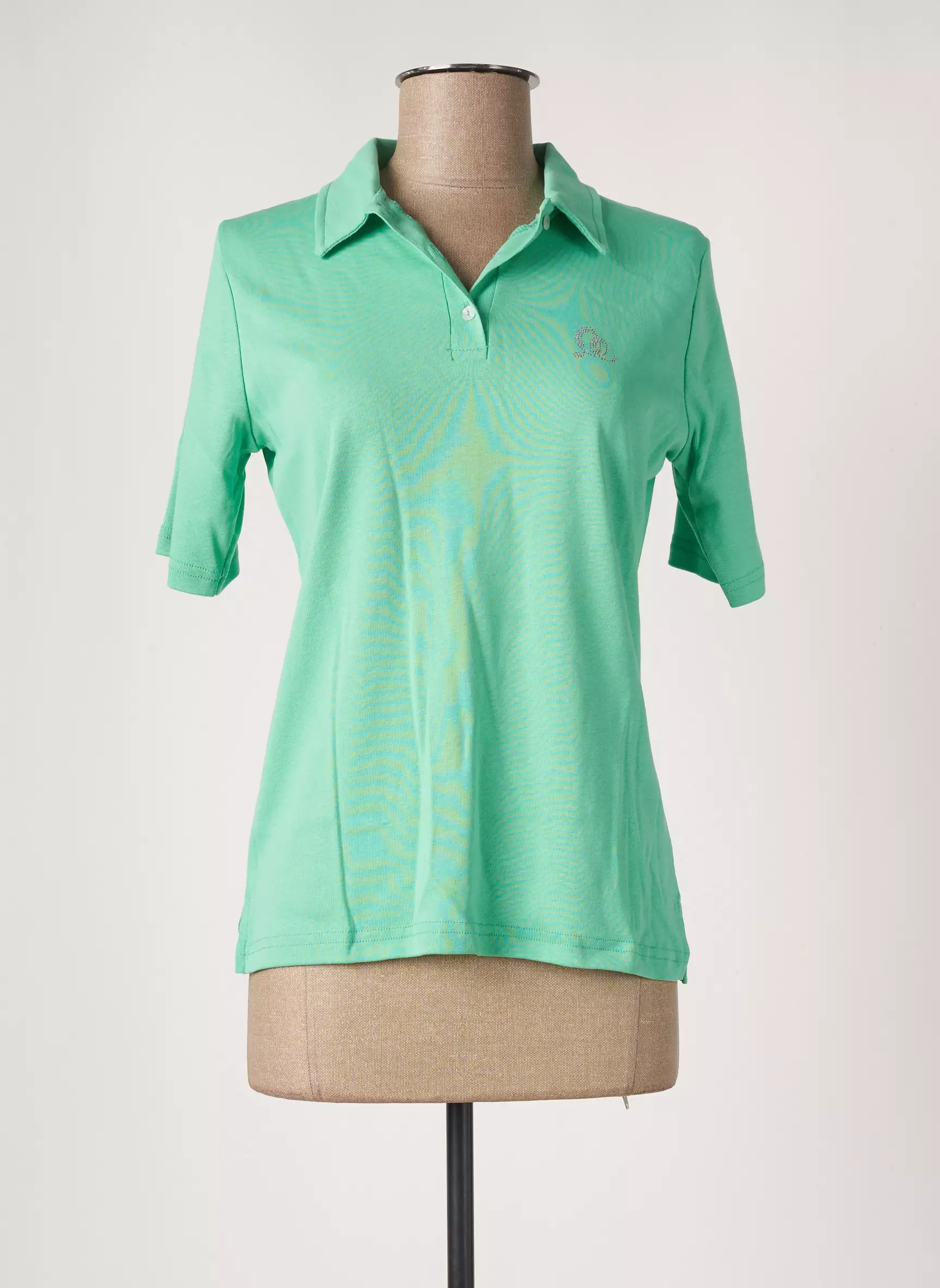 Telmail Polos Femme couleur vert
