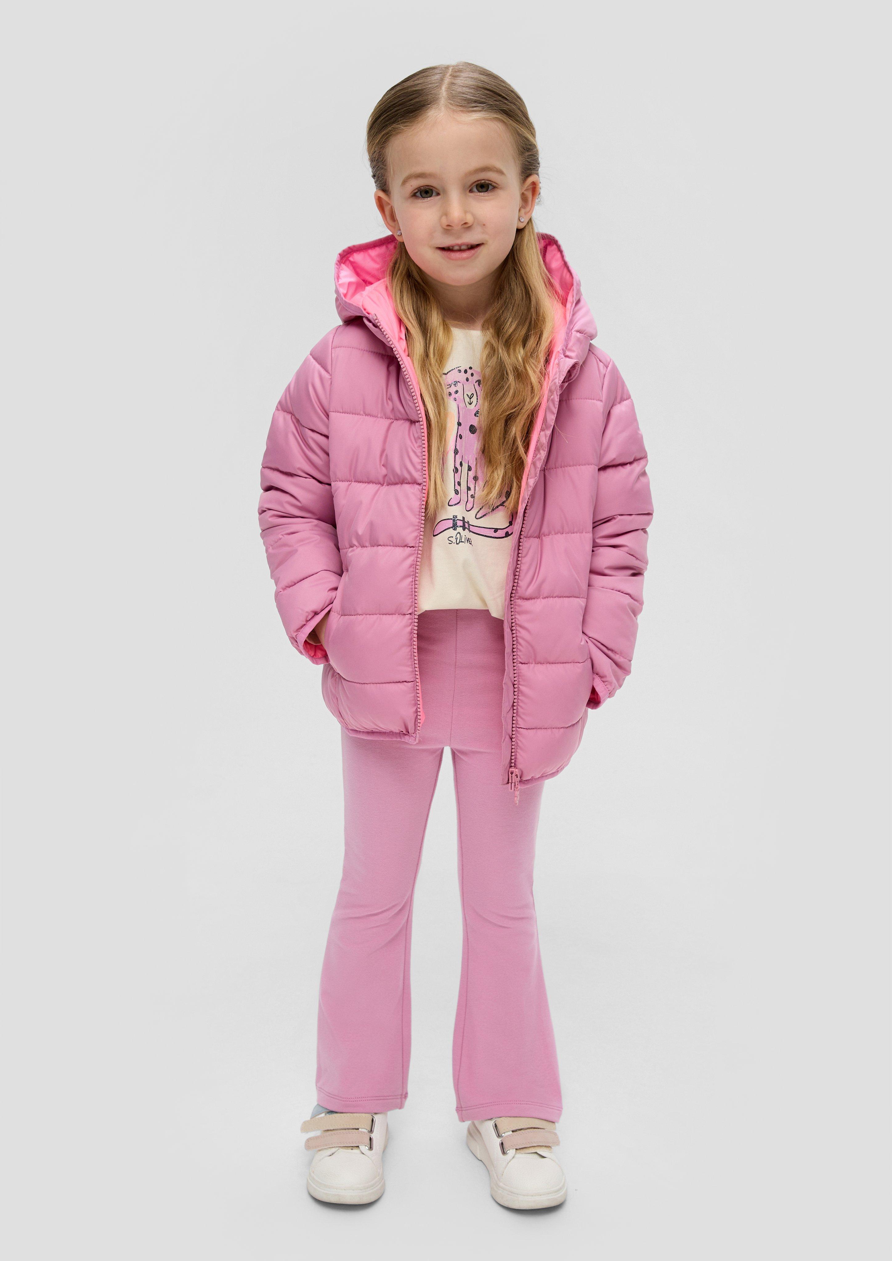 Steppjacke mit dekorativem Reflektor-Detail  2140034-4410