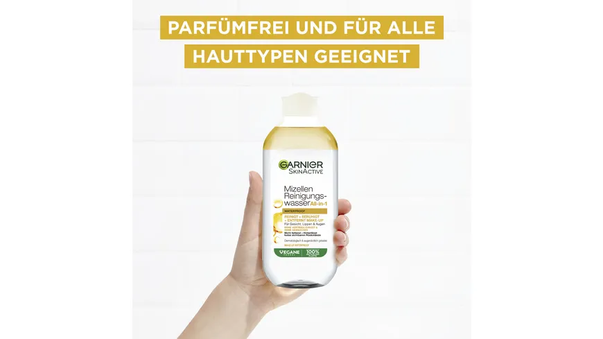 Garnier Skin Active Mizellen Reinigungswasser All-in-1 waterproof 400 ml
