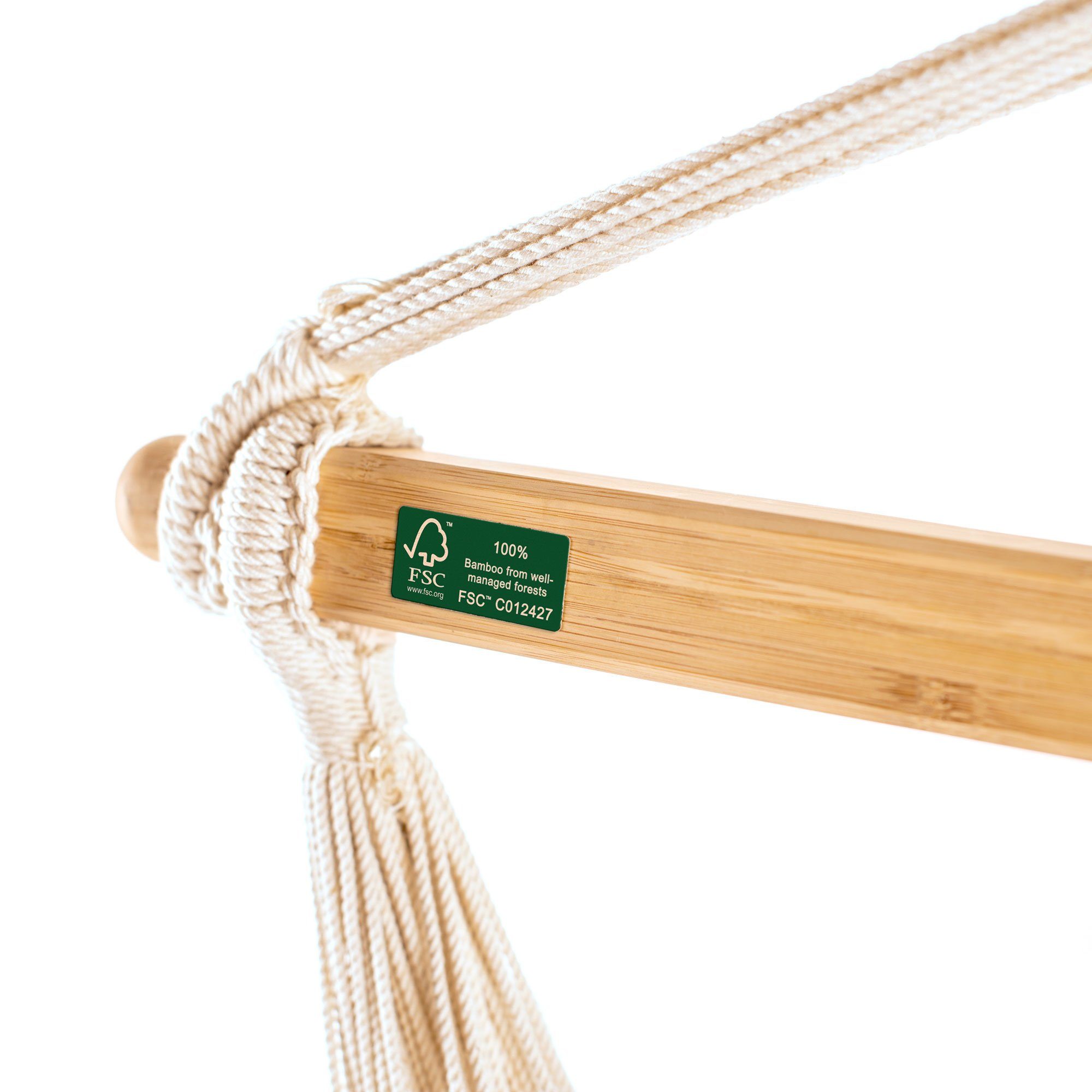 La Siesta Hängestuhl Hängestuhl Habana Agave - Hängestuhl aus Bio Baumwolle Comfort Size, Hochwertige Qualität