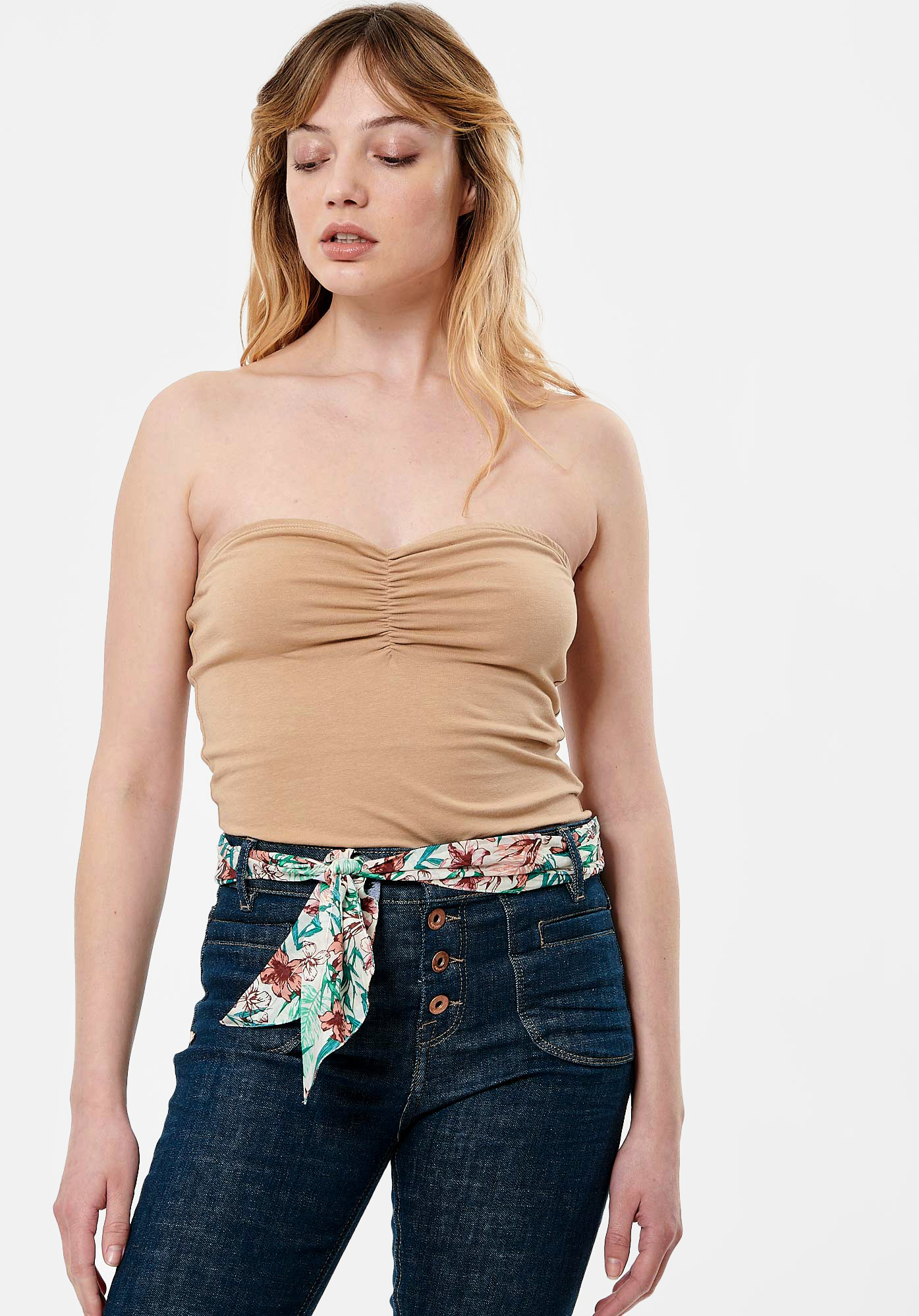 JANDO  Bustier beige Femme