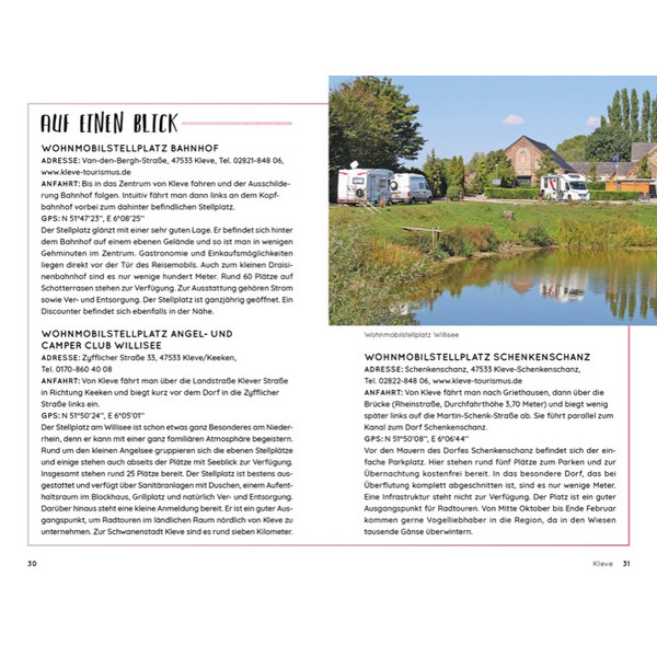 KLEINE AUSZEITEN AM NIEDERRHEIN &  KÖLN - Stellplatzführer