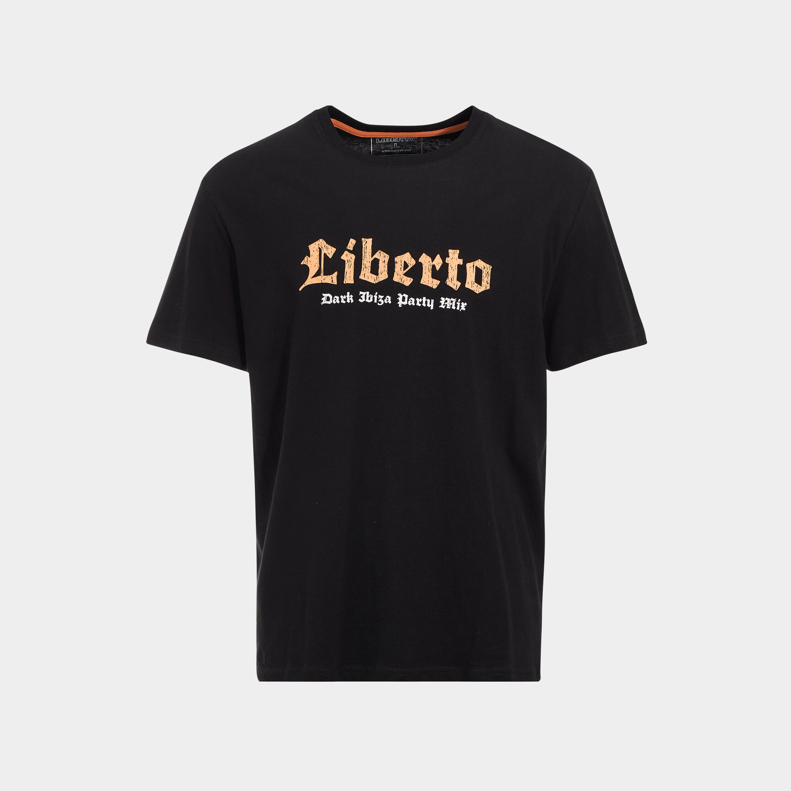 T-shirt manches courtes Liberto noir homme | La Halle