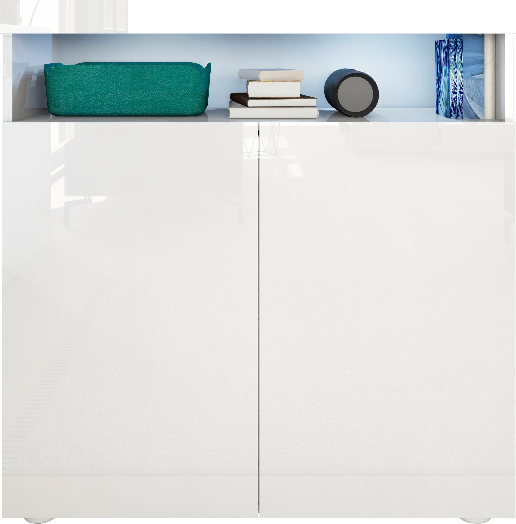 borchardt Möbel Highboard Kapstadt, Breite 107 cm
