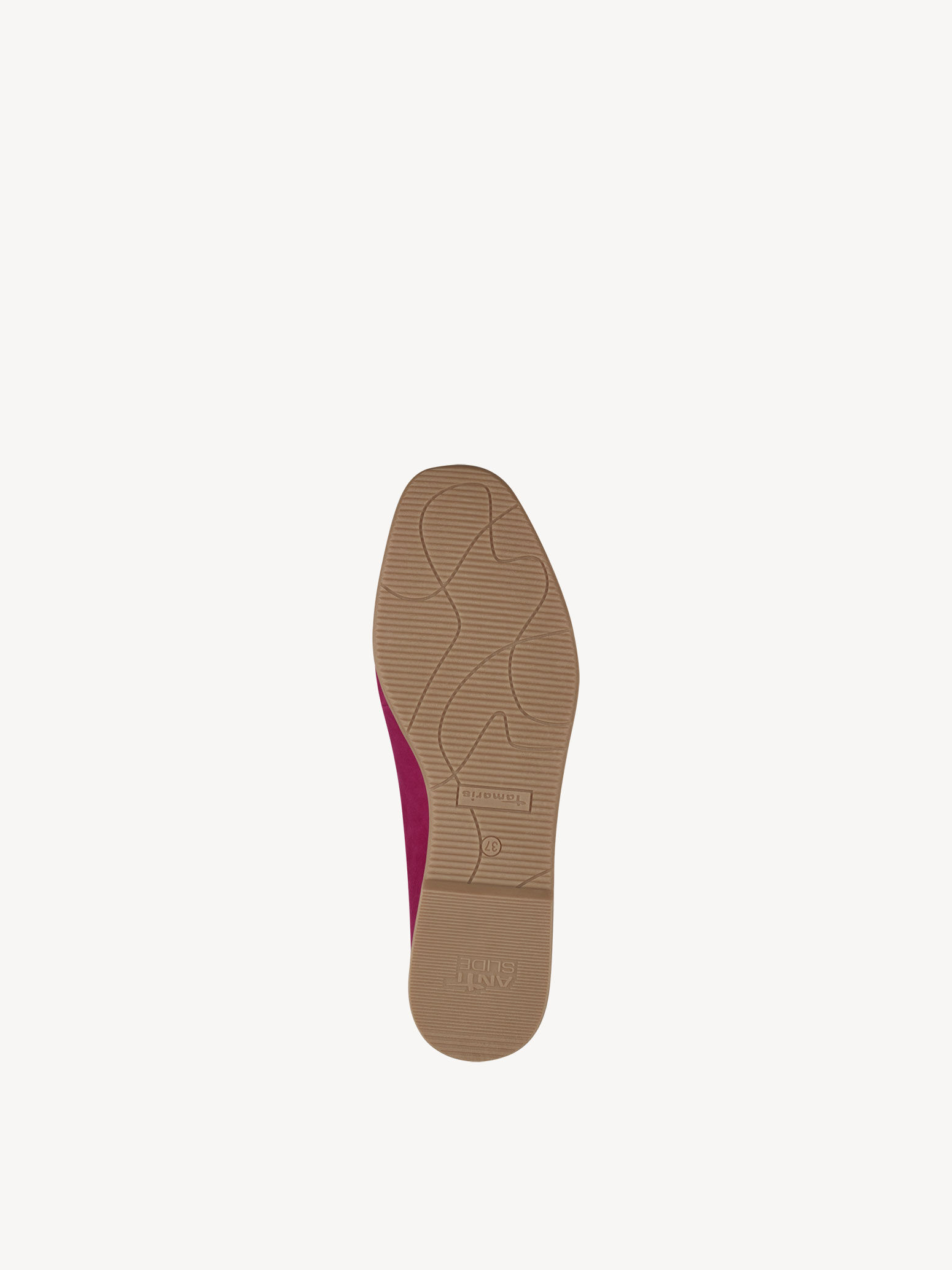 Slipper en cuir - rose fuchsia