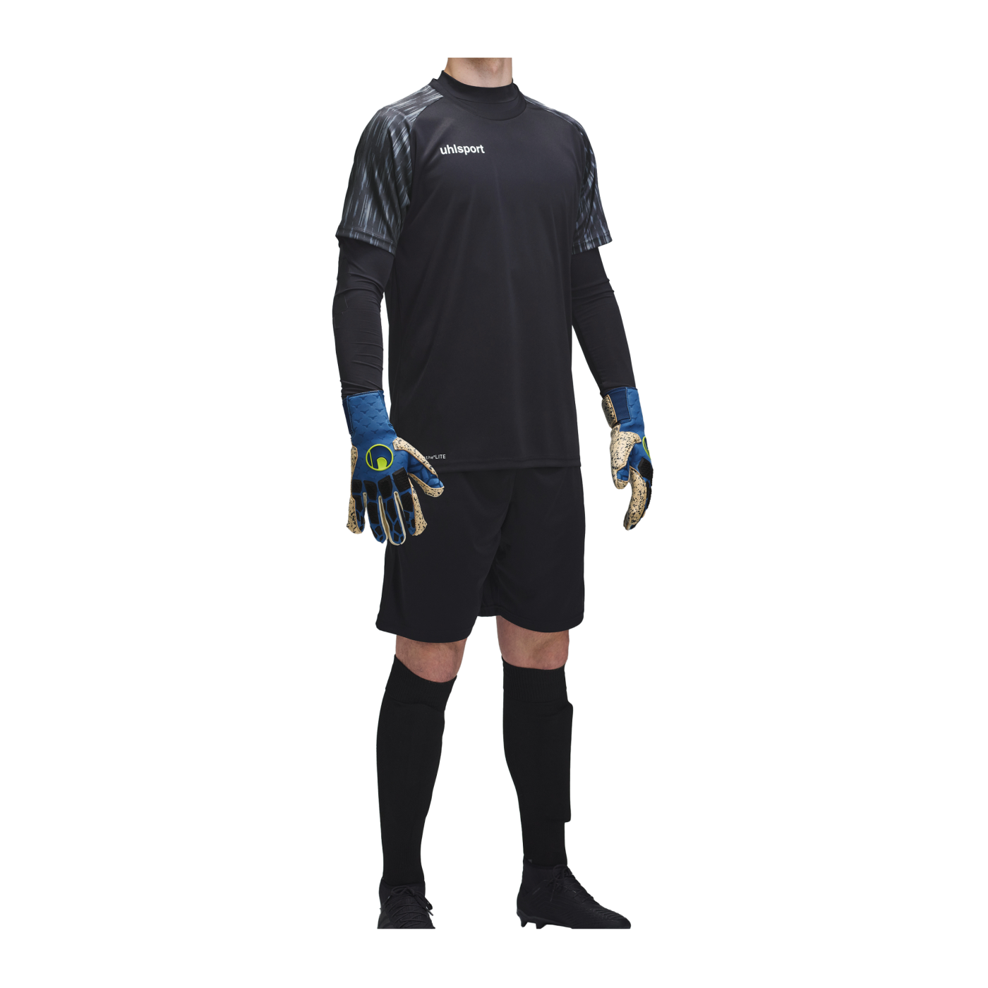 Uhlsport Reaction Torwartset Schwarz Grau F01