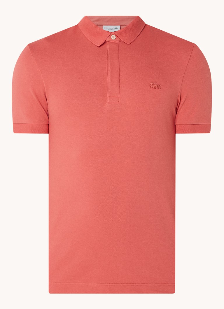 Lacoste Regular fit polo made of piqué cotton with logo embroidery