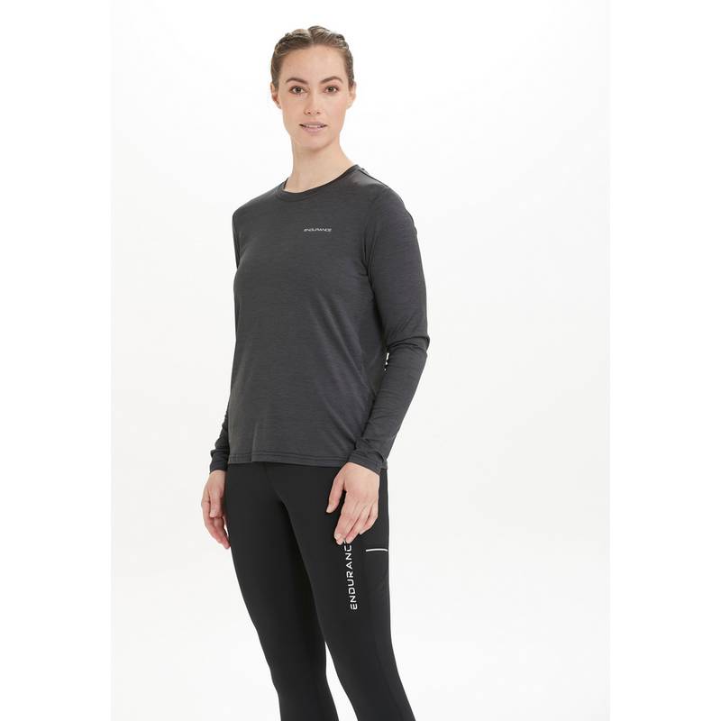 Endurance Maje Melange Langarmshirt Damen
