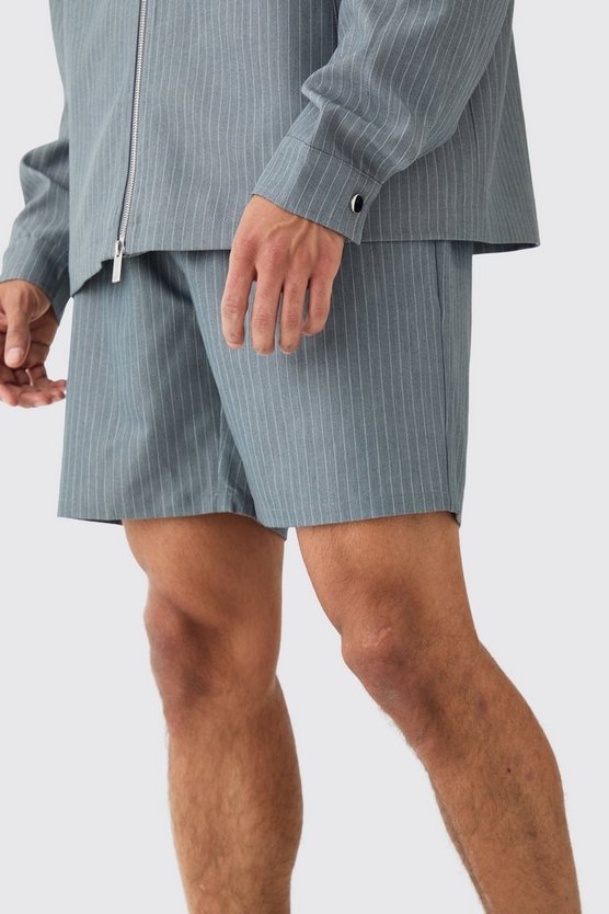 Smarte Nadelstreifen-Shorts