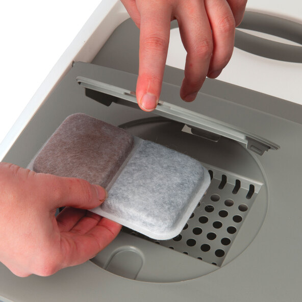 Katzentoilette Jumbo mit Dach