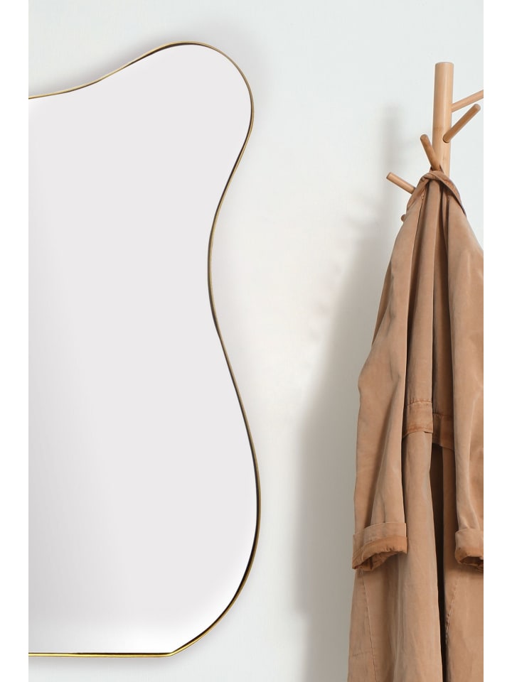 KADIMA DESIGN Wandspiegel Asymmetrisch 60x100 cm Metall Design Hängespiegel , günstig kaufen onesize