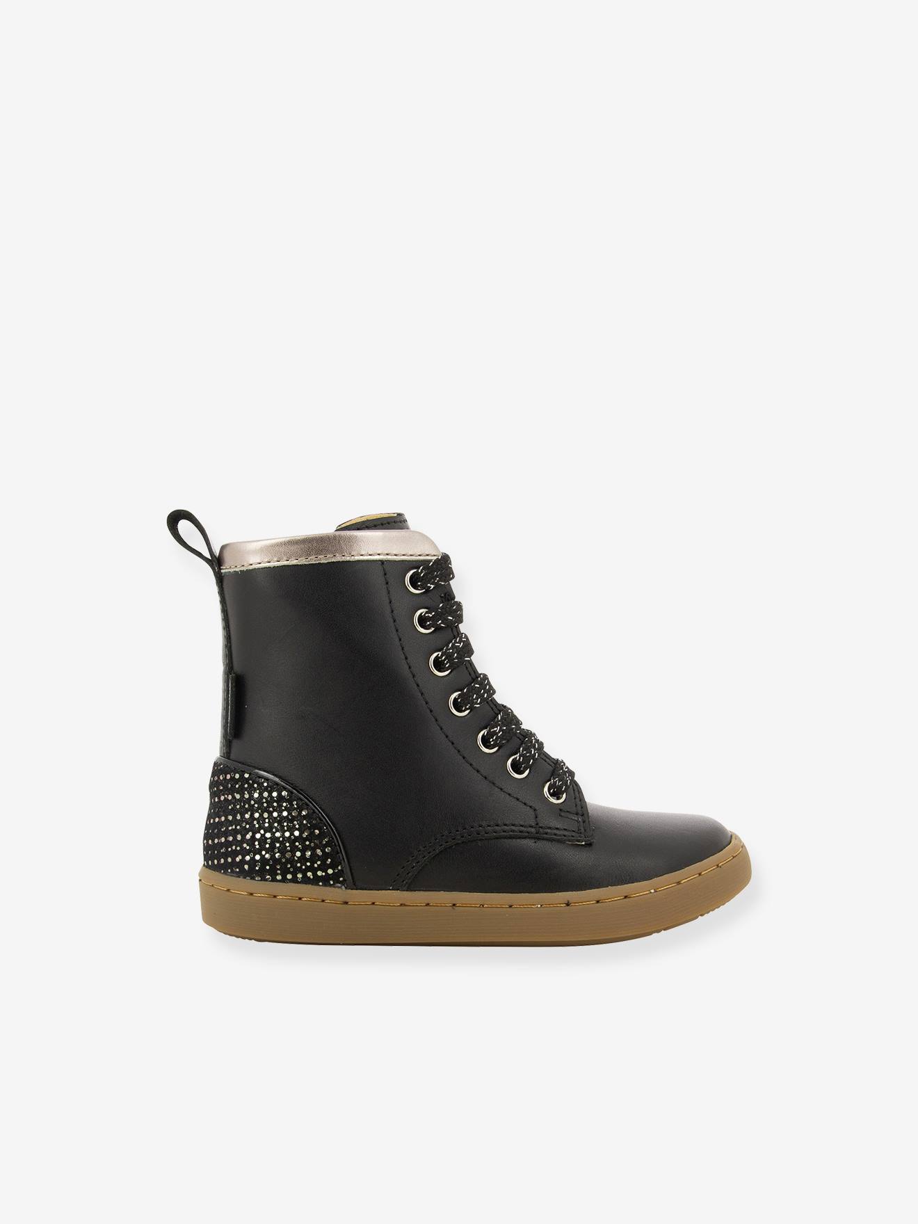 Bottines enfant Play Hi Cut Chip Munk SHOO POM® noir