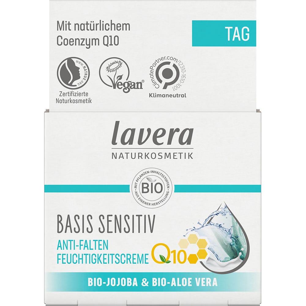 Lavera Basis Sensitiv Antifalten Feuchtigkeitscreme Q10 50 ml