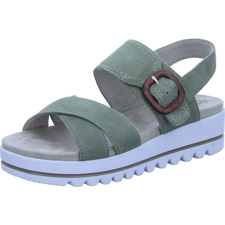 JANA Komfort Sandalen grün