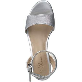Charmosa Sandale in silber