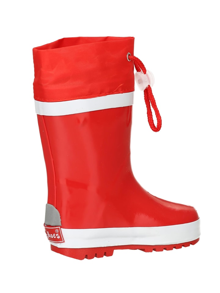Playshoes Gummistiefel Basic gefüttert in Rot günstig kaufen