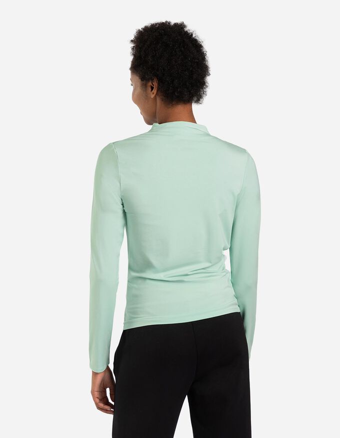 Langarmshirt - Mockneck