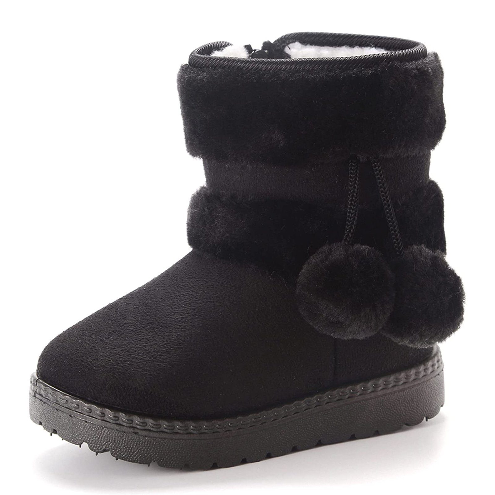 TOPMELON Kinder-Schneestiefel, warme Schuhe Winterboots rutschfest