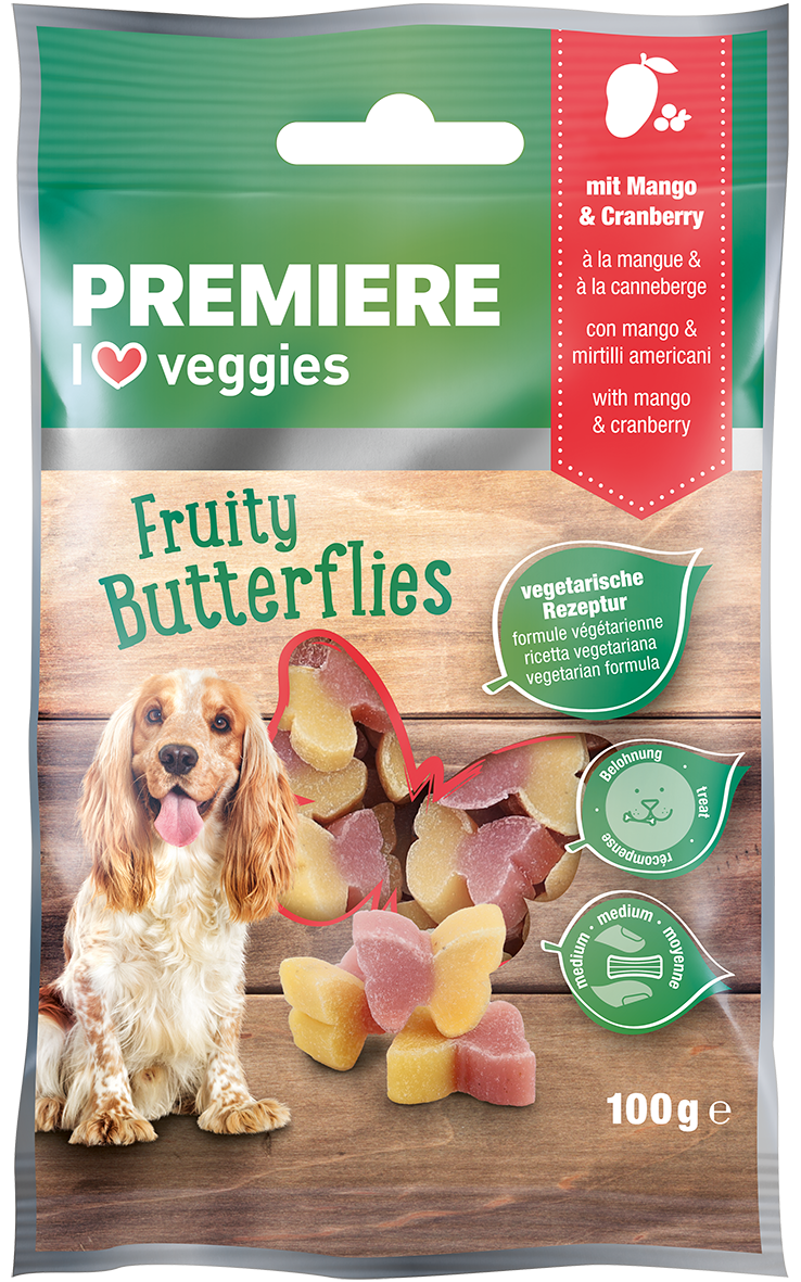 PREMIERE Snacks PREMIERE   I love veggie Snack Schmetterling 100 g