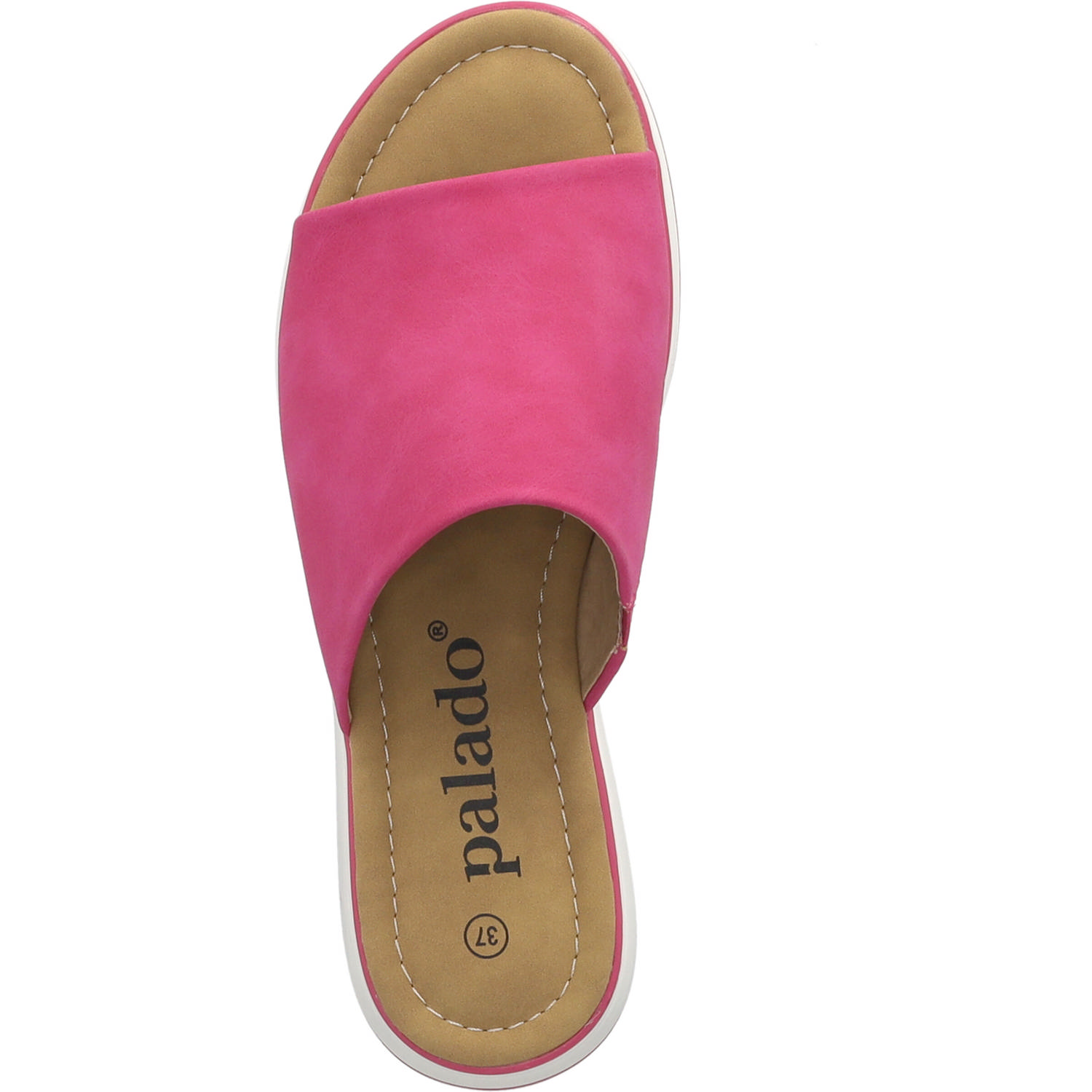 Palado Rhat, Plateau-Pantoletten, Damen, Pink