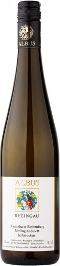2021 Rauenthaler Rothenberg Riesling halbtrocken - Weingut Albus