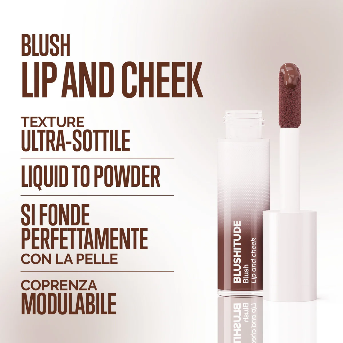 BLUSHITUDE sejai - krēmveida vaigu sārtums, lūpu krāsa, krēmveida acu ēnas