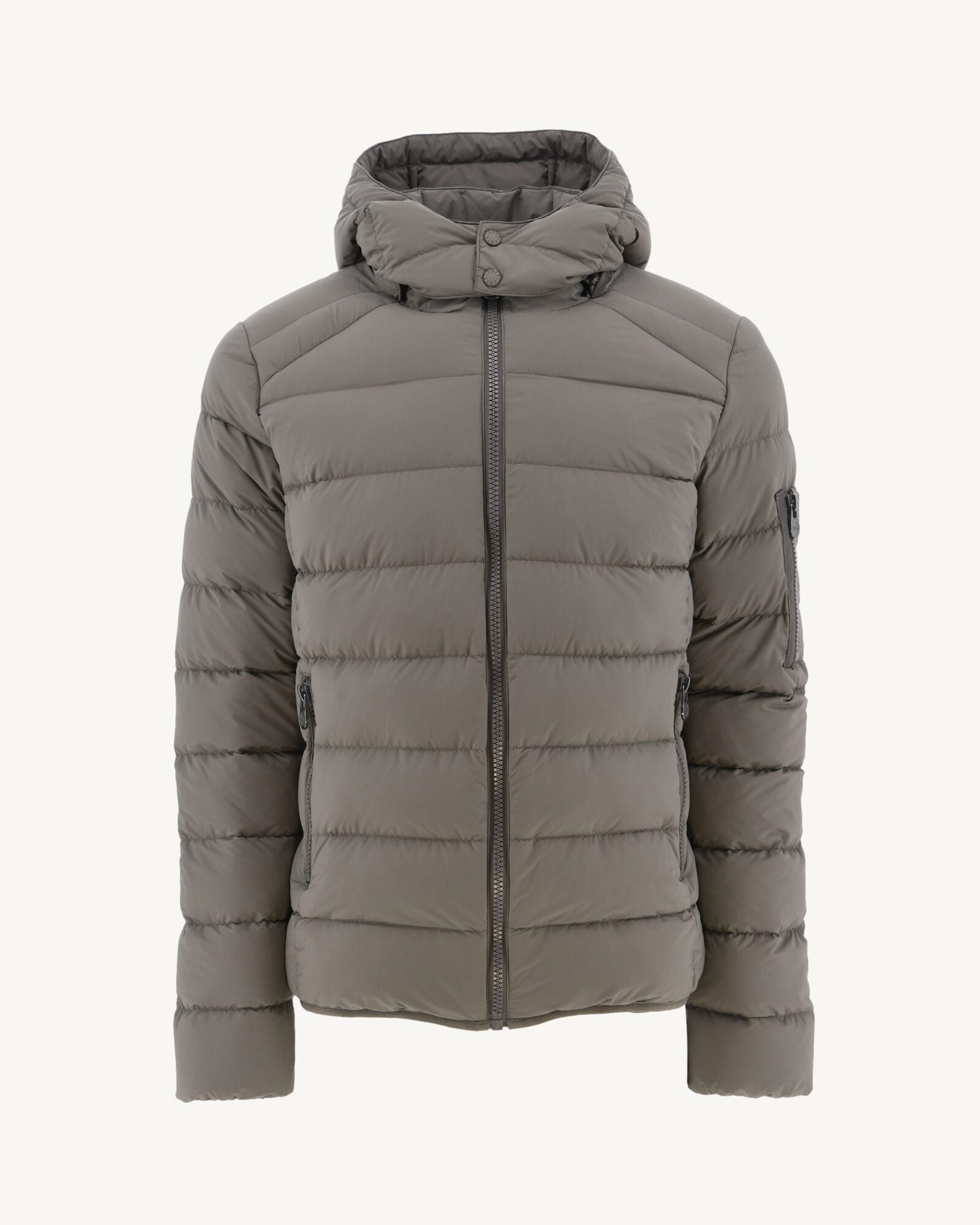 Doudoune à capuche Grand Froid Taupe Adrien