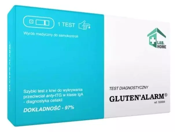 „LabHome Gluten'Alarm“, glitimo netoleravimo kraujo tyrimas, celiakijos diagnozė