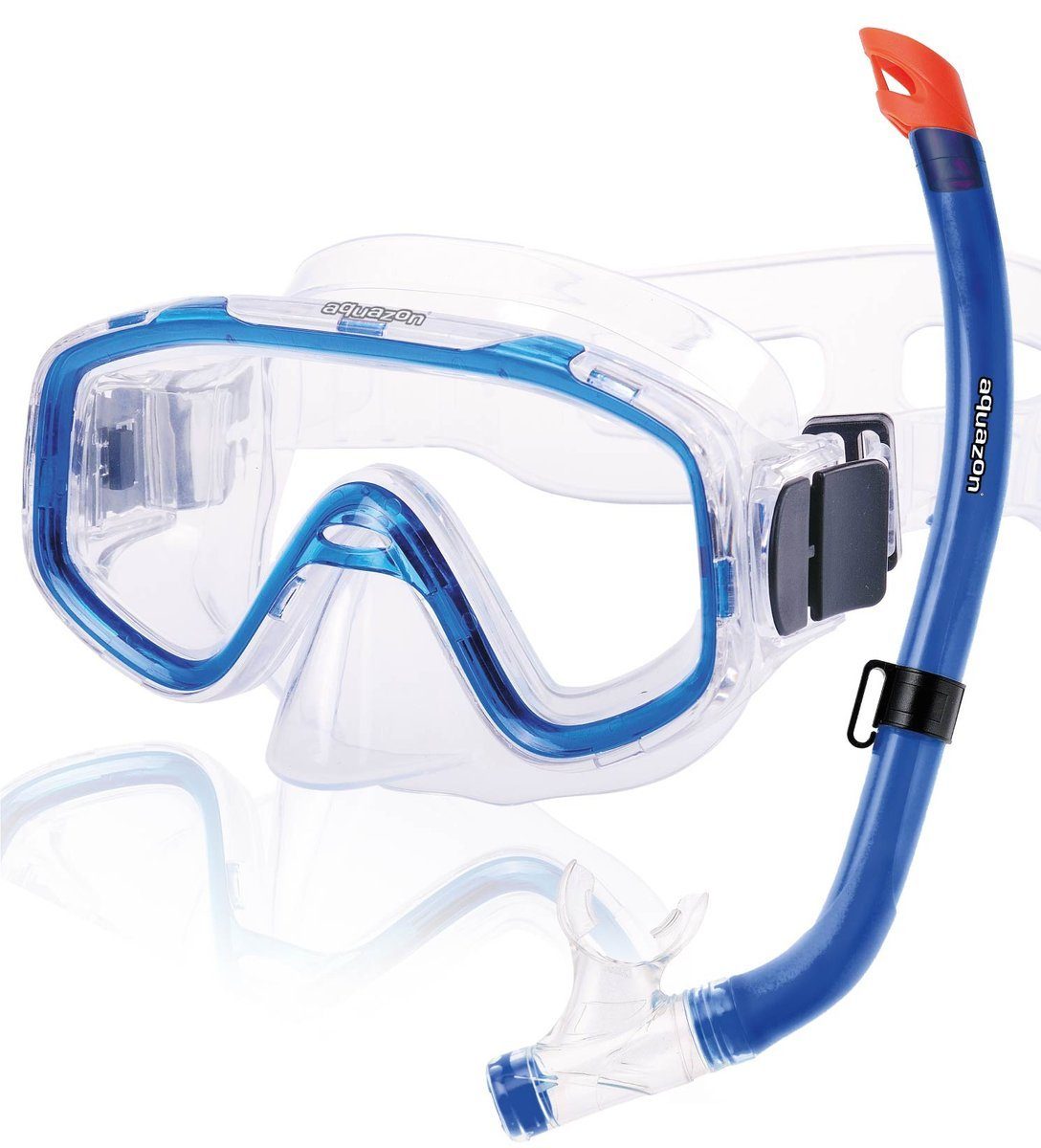 AQUAZON Taucherbrille FUN mit Schnorchel, Schnorchelset, Kinder von 3-7 Jahren