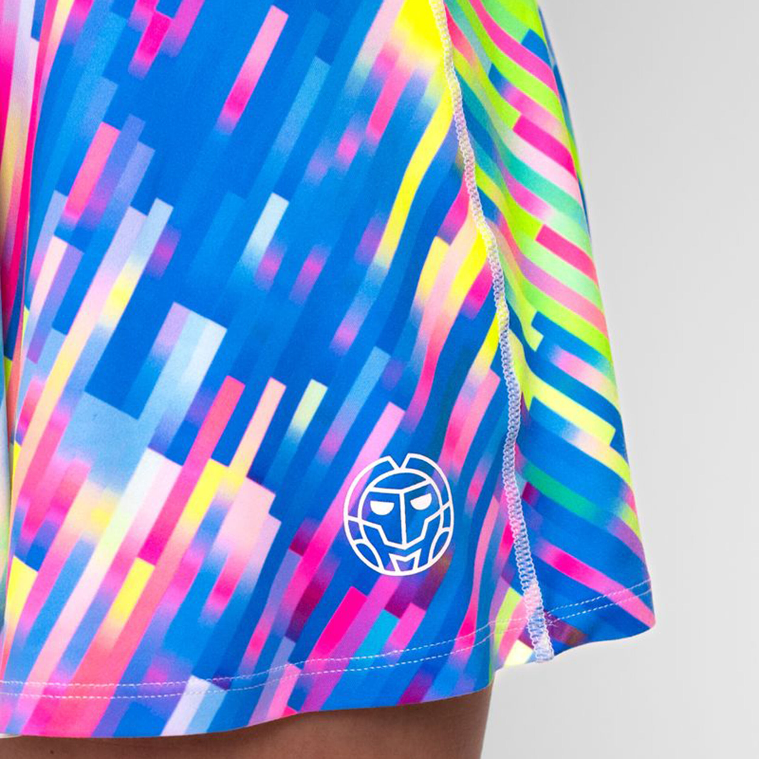 Melbourne 2024 Printed Wavy Rock Damen - Türkis, Mehrfarbig