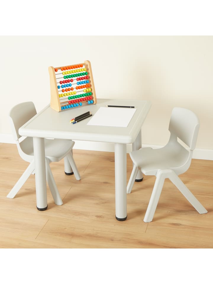 Bieco Spielwaren Kindertisch, Design: Eisgrau in Grau günstig kaufen onesize