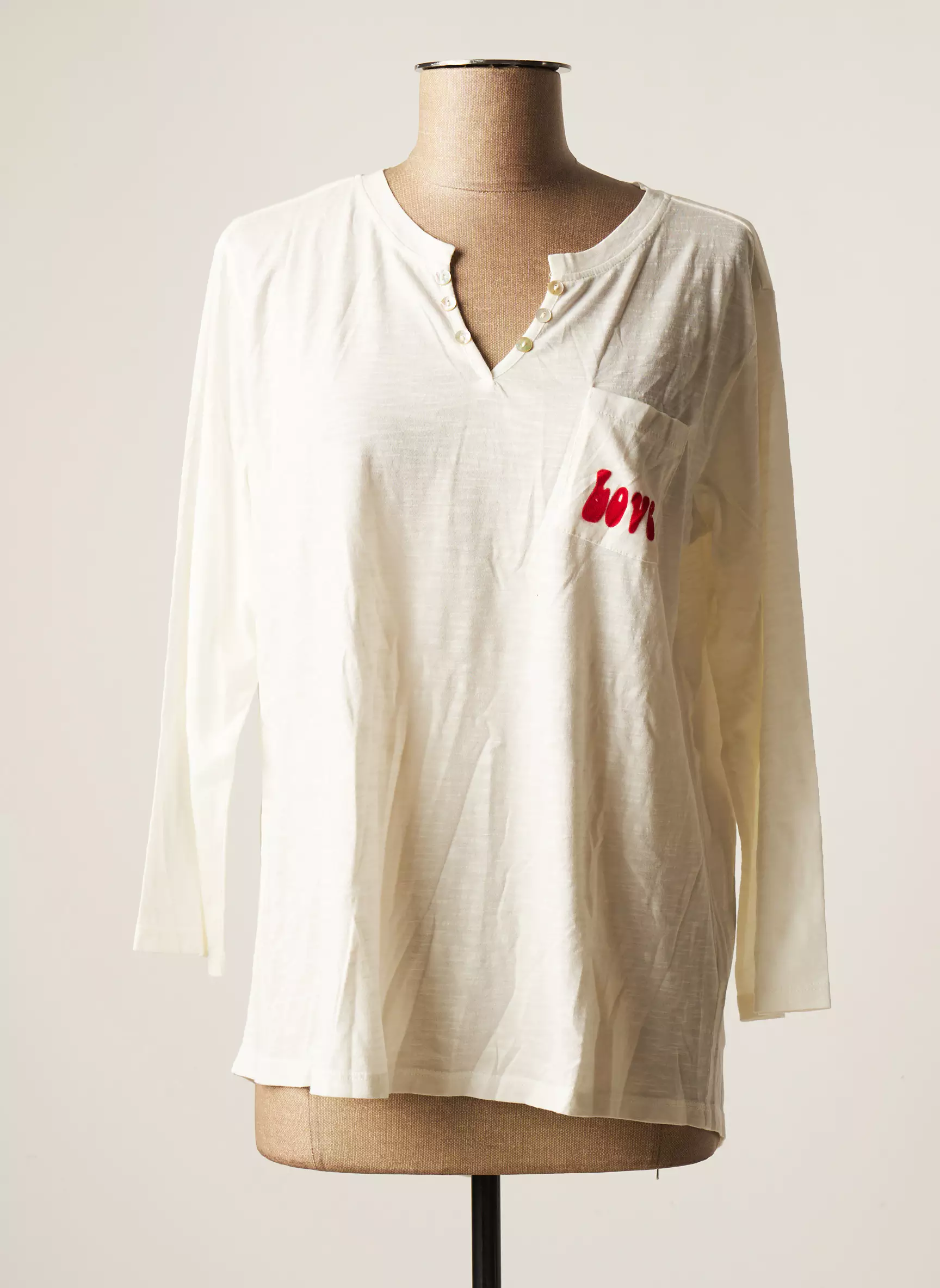 Five Tshirts Femme couleur blanc