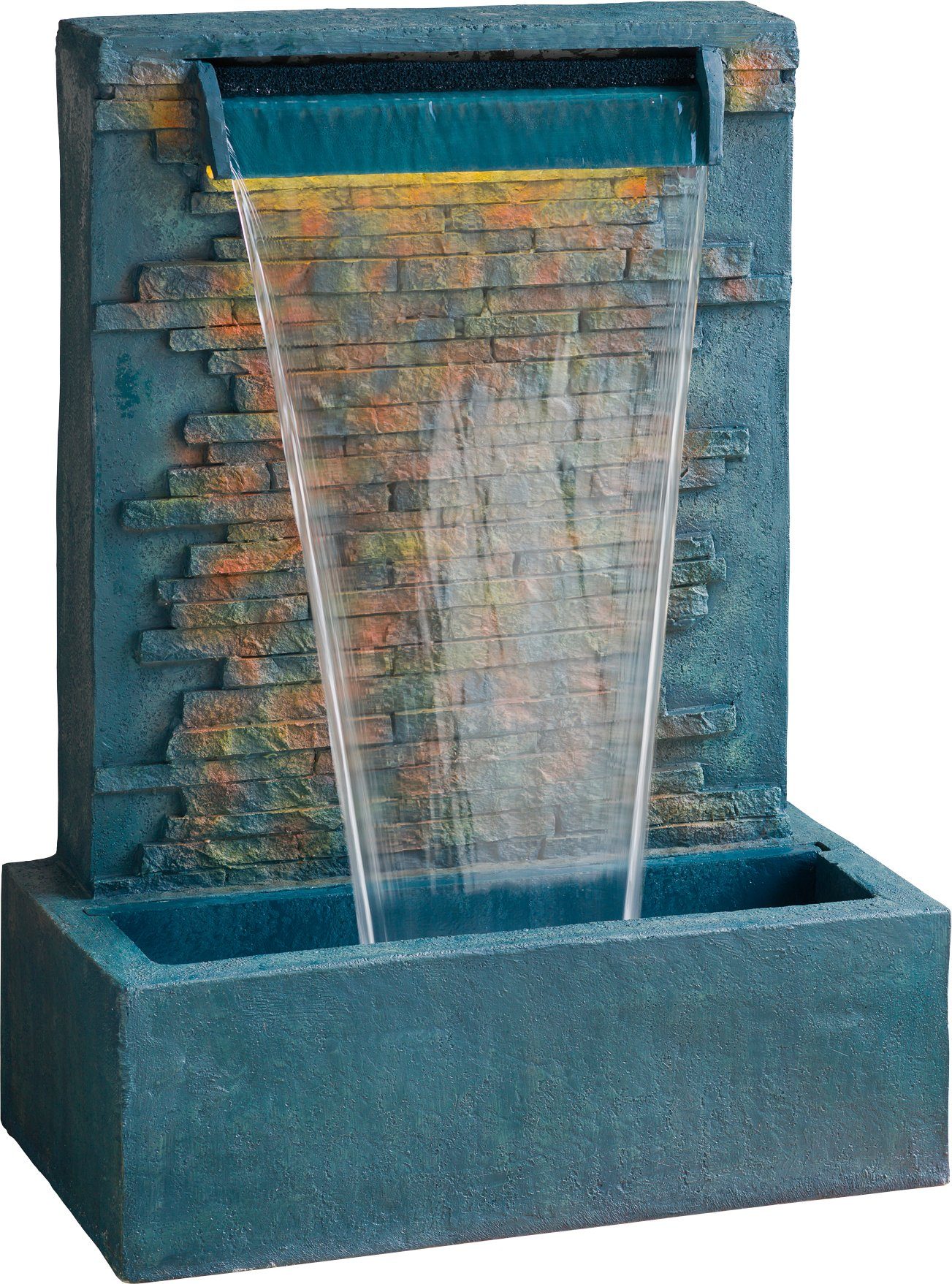 Ubbink Wasserspiel AcquaArte FILAGA, 74 cm Breite, Komplettset mit LED