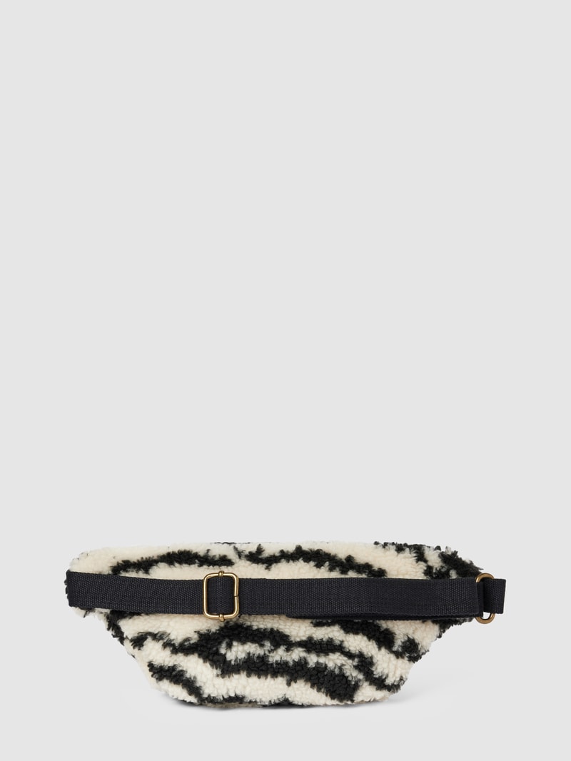 Bauchtasche mit Animal-Print Modell 'Arctic' in schwarz