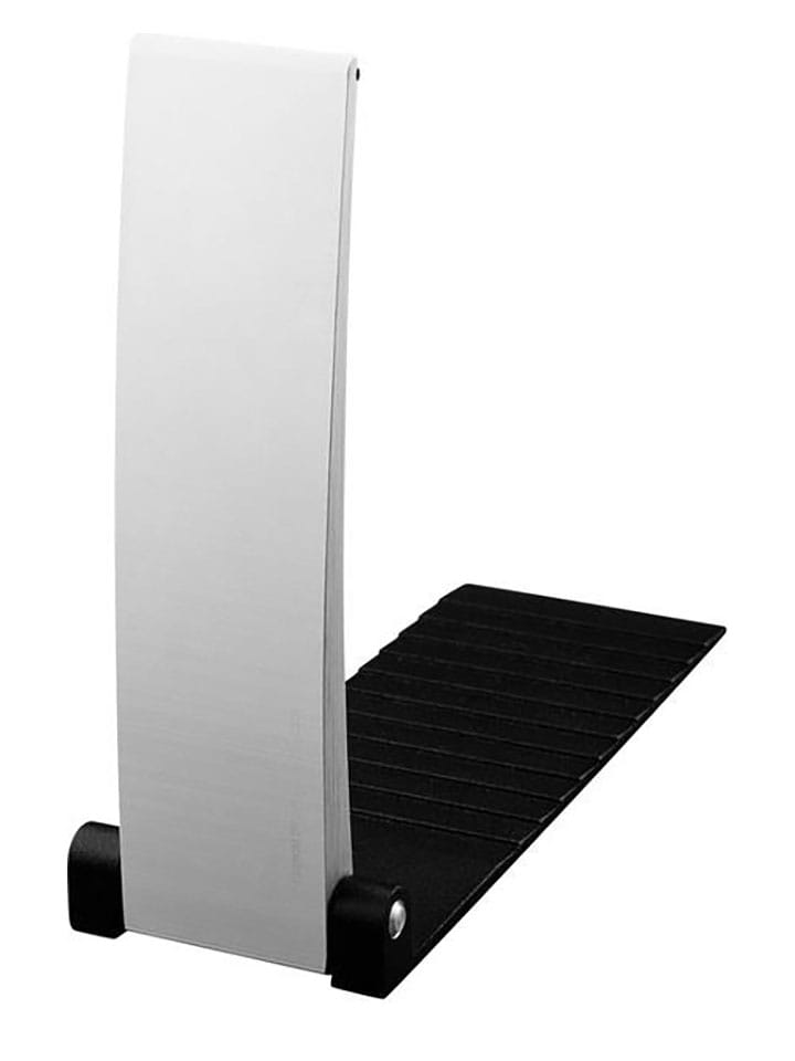Stelton Tablethalter ''Flap'' in Schwarz/ Silber - (B)12 x (H)26 x (T)4 cm günstig kaufen onesize
