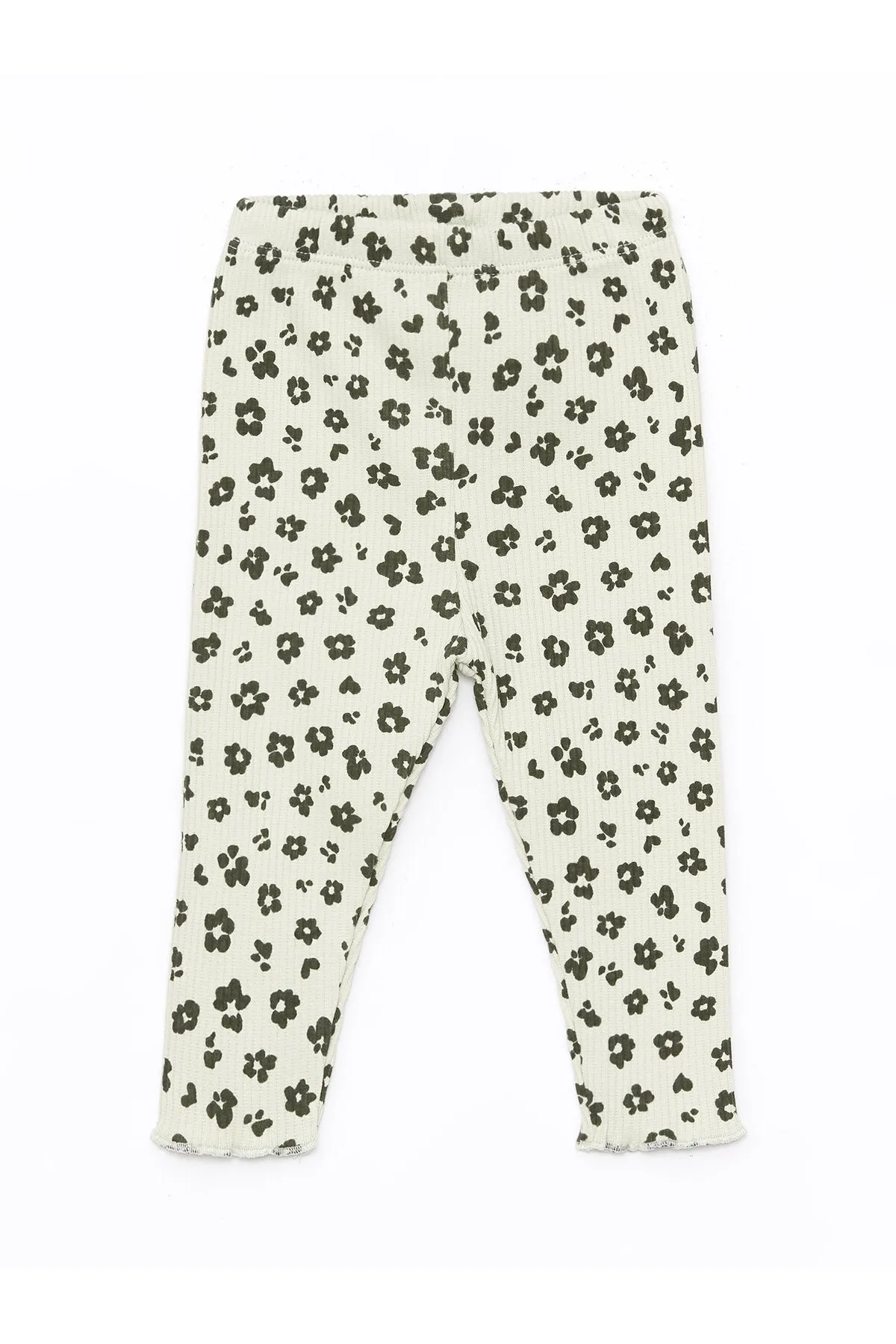 LC Waikiki  2-teiliges Set aus langärmeligem Sweatshirt und Strumpfhosen für Babys mit Rundhalsausschnitt und Minnie Mouse-Aufdruck